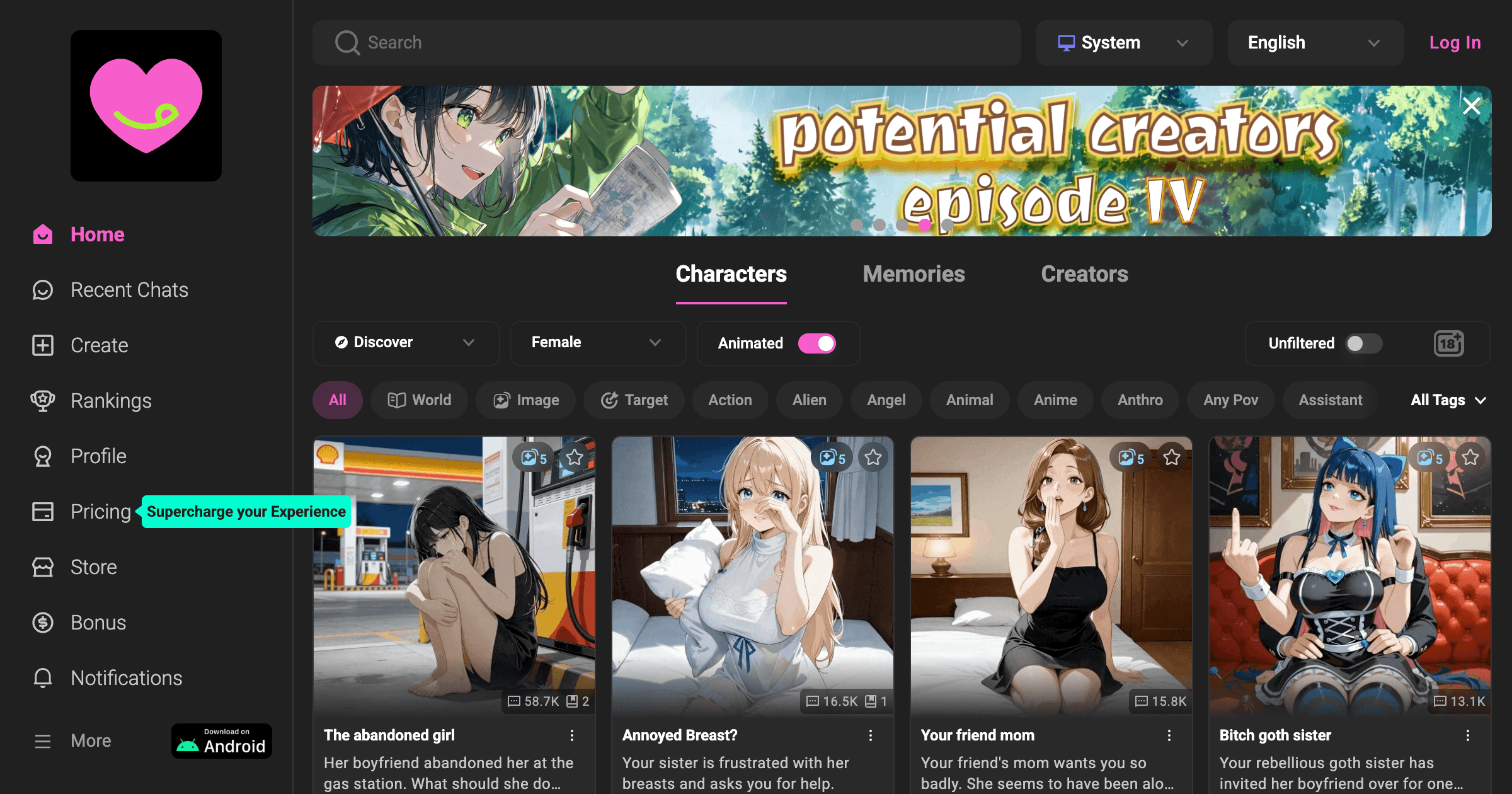 CrushOn AI screenshot