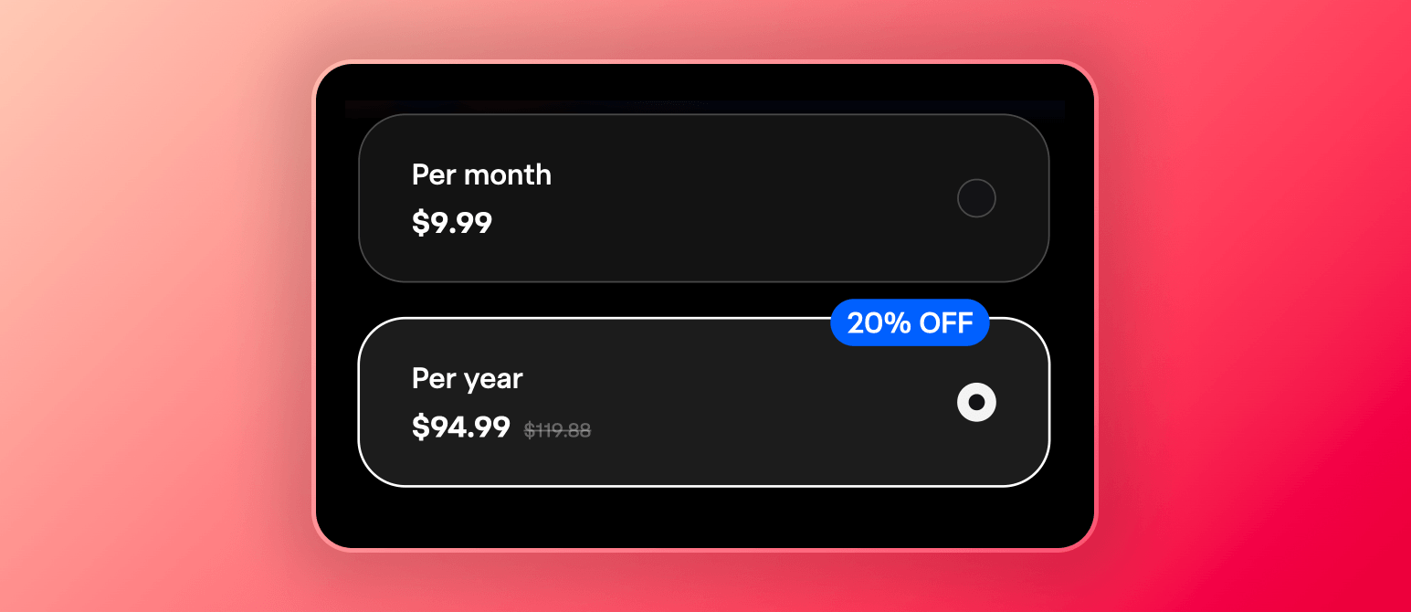 Screenshot of character AI premium subscription prices.