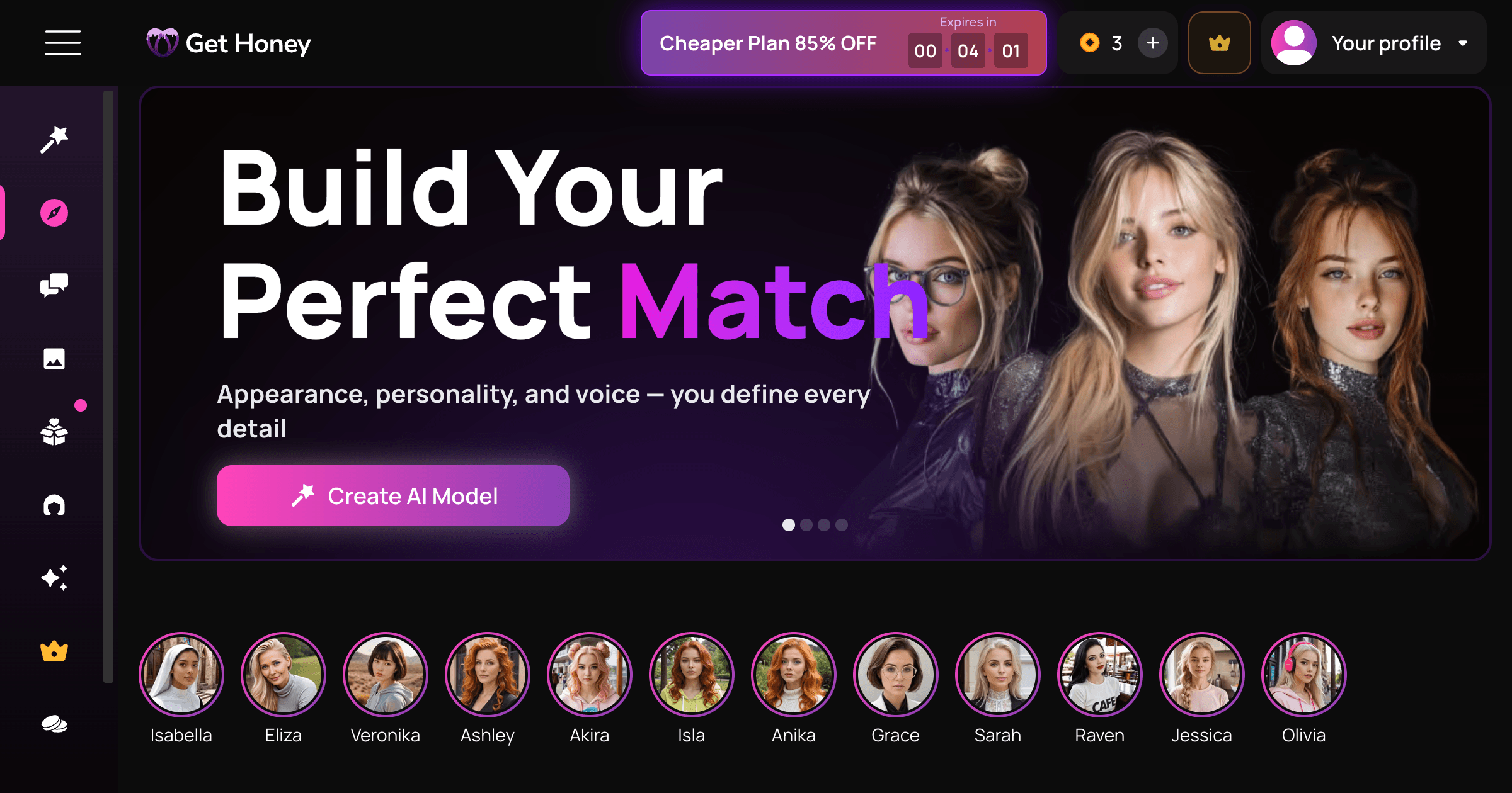 Get Honey AI screenshot
